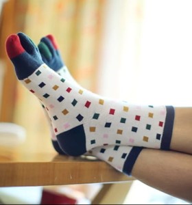 Skarpety z palcami pięciopalczaste skarpetki 39-42 SKM91